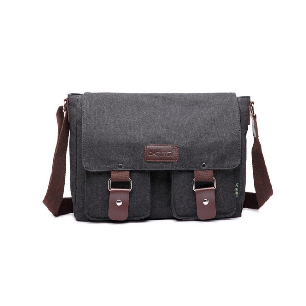 Túi đeo chéo vải canvas ( vải bố) cao cấp thời trang cá tính TV08 - Mẫu túi siêu bền không sợ va chạm quăng quật