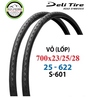 Vỏ lốp xe đạp thể thao Deli Tire S601 vành 700c * 23/25/28