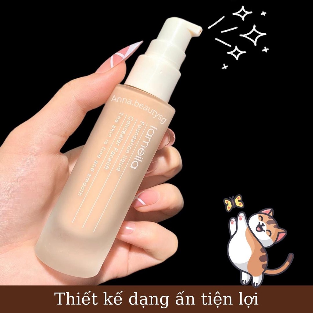 Kem nền Gella trang điểm che khuyết điểm kiềm dầu tốt đa năng MỎNG NHẸ