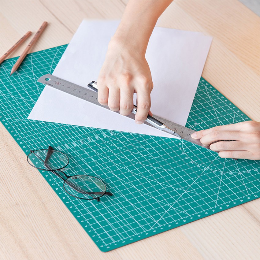 【Có hàng sẵn】A4 Tấm lót cắt giấy Cutting mat khổ Thớt cắt giấy kirigami