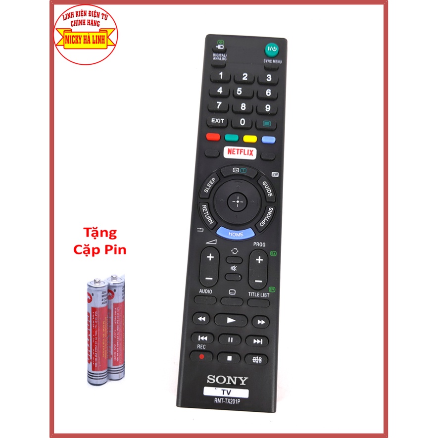 ĐIỀU KHIỂN REMOTE TIVI SONY - Dùng cho tivi Sony internet NETFLIX