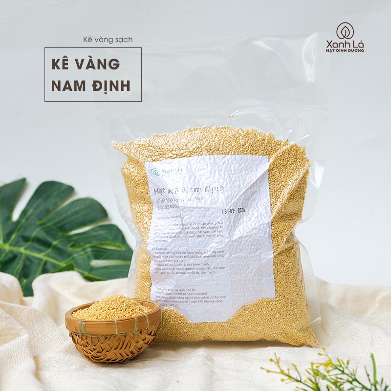 500g Hạt kê vàng thuần chủng Xanh Lá bao dẻo, đã tách vỏ, hút chân không cẩn thận | BigBuy360 - bigbuy360.vn