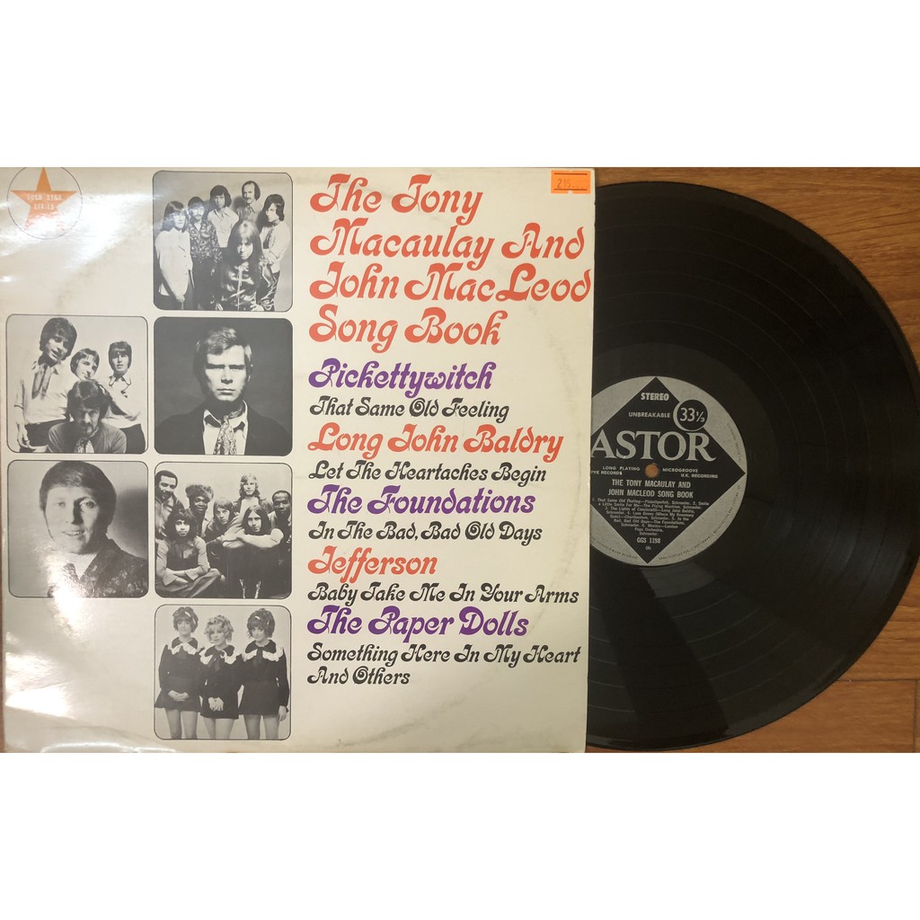 Đĩa than The Jony Macaulay and John MacLeod Song Book