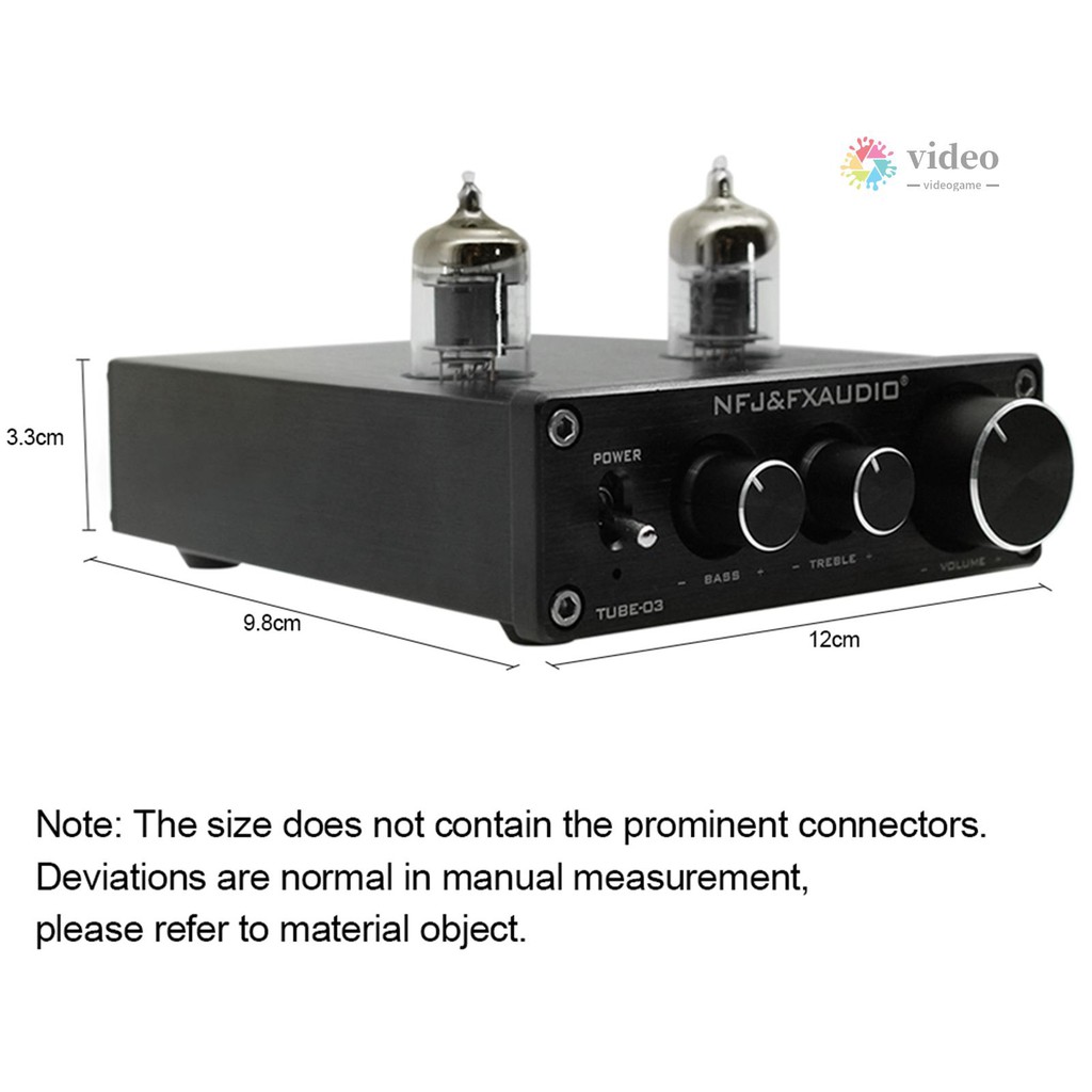 RCA Bộ Khuếch Đại Âm Thanh Hifi Mini Fx-Audio Tube-03 6k4