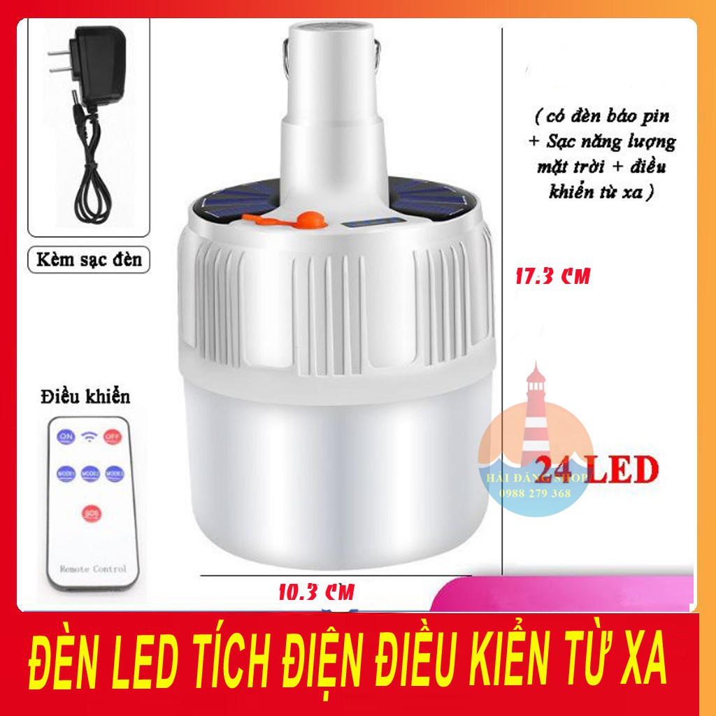 Bóng đèn tích điện thông minh kèm điều khiển