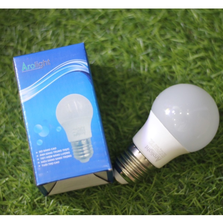 Bộ 10 bóng đèn LED Búp Kín nước 7W Arolight Siêu sáng, Chất lượng, Tiết kiệm điện, Bảo hành Chính hãng 12 tháng