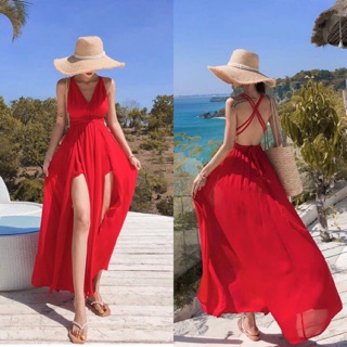 Đầm maxi đi biển sexy MS 9.47