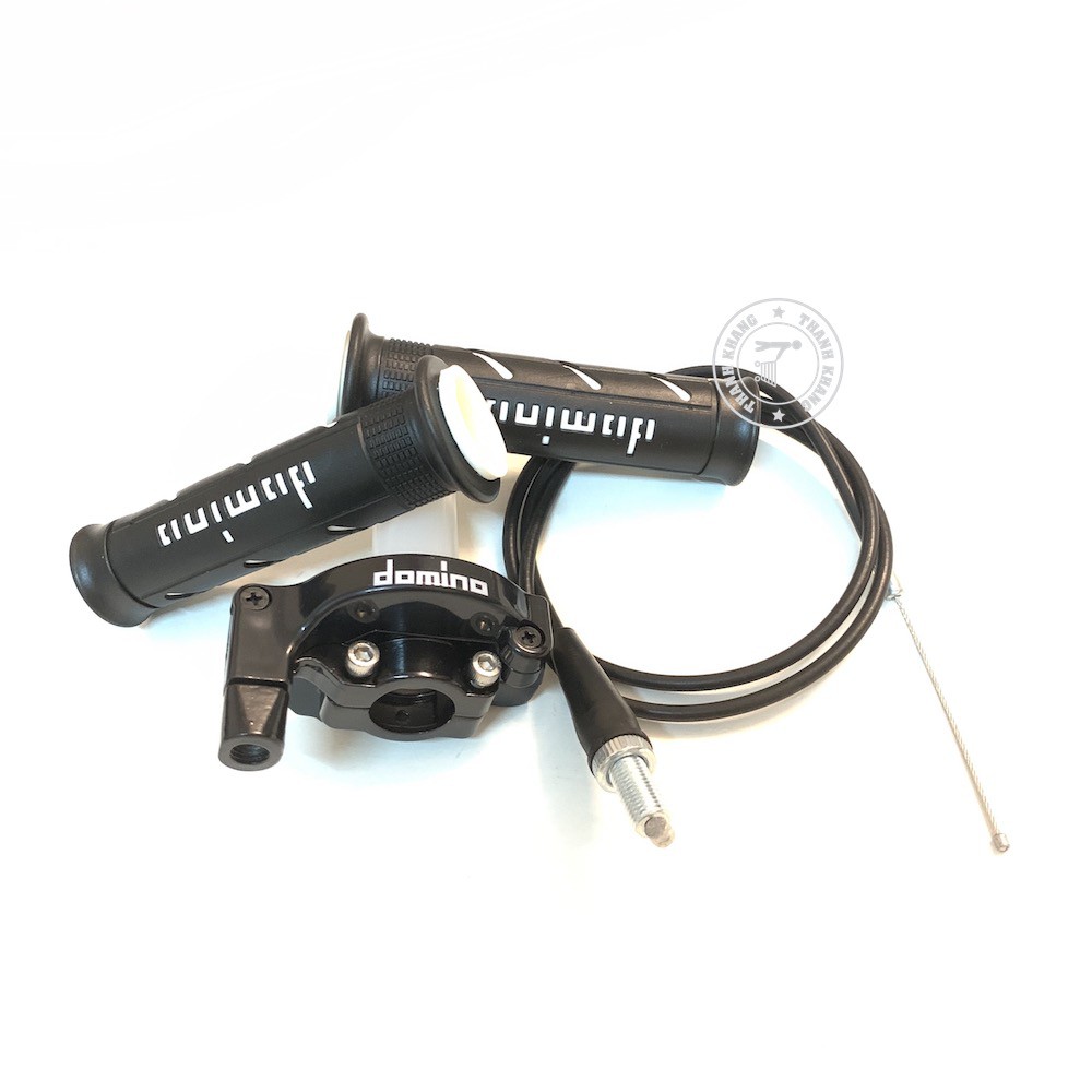 Bao tay domino màu trắng cùm tăng tốc kèm dây ga thanh khang 006001612