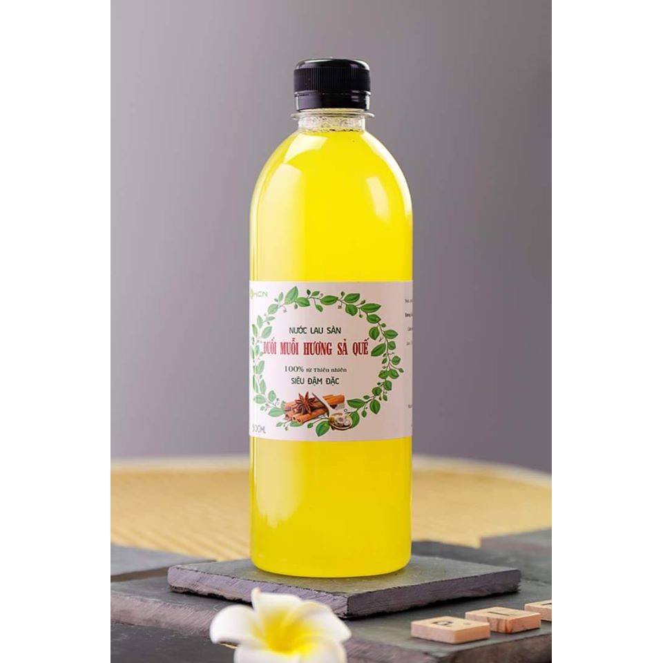 Nước lau sàn đuổi muỗi hương sả quế