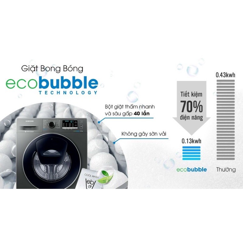 Máy giặc Samsung AddWash inverter 8,5kg WW85K54E0UX/SV