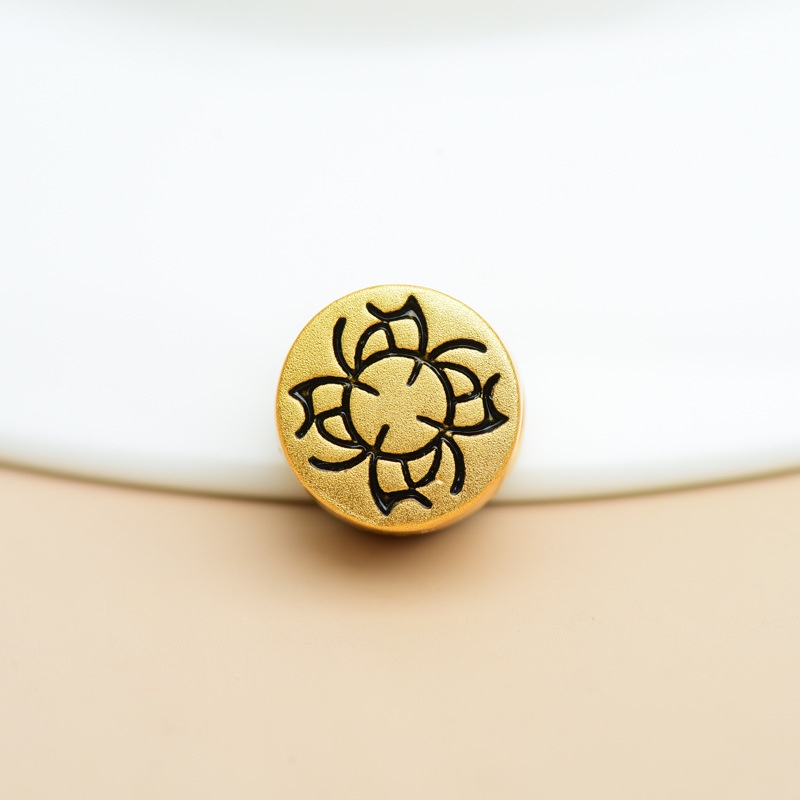 Phụ Kiện Hạt Đệm Nhiều Màu Sắc Mạ Vàng Cổ Điển Chống Dị Ứng Dùng Làm Trang Sức Diy