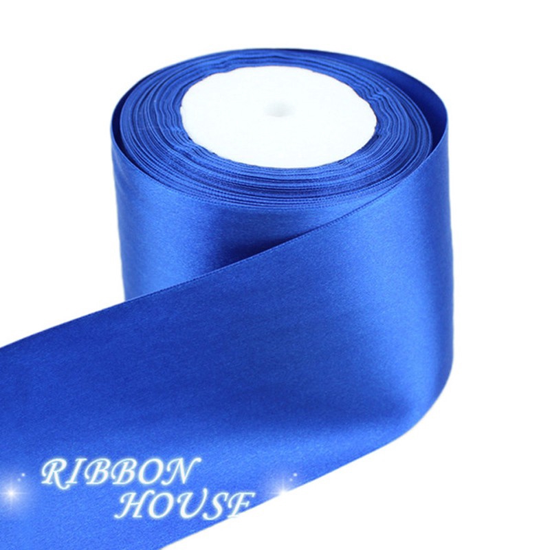 Cuộn Dây Ruy Băng Satin Một Mặt 3 Inch (75mm) Dài 25 Yards / Cuộn Làm Quà Giáng Sinh