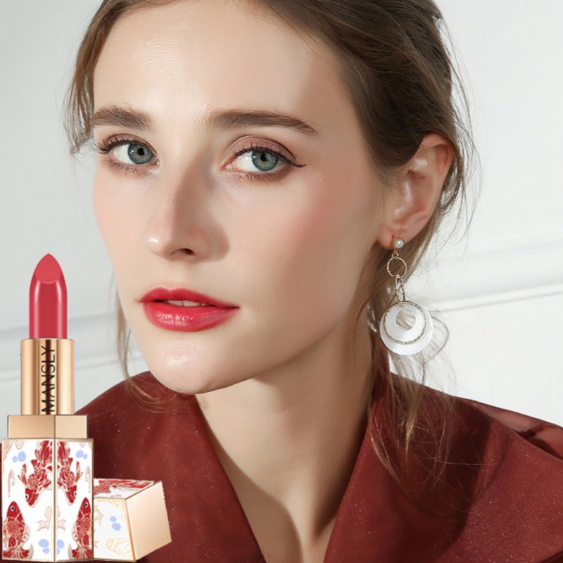 [Hàng mới về] Son môi dưỡng ẩm lâu trôi hiệu ứng lì phong cách trung hoa