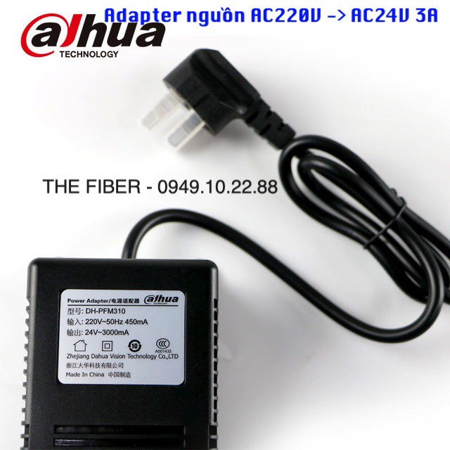 Adapter nguồn AC220V->AC24V 3A  - Dahua DH-PFM310
