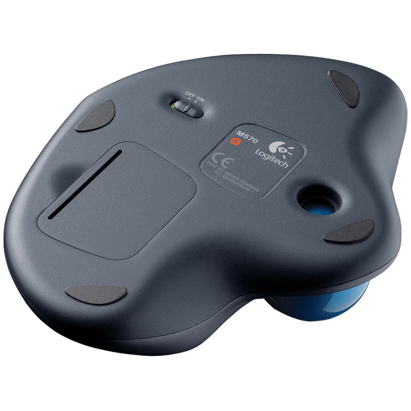 Chuột Không Dây Logitech M575 - Logitech ERGO M575 - ERGO Tracking Ball - Hàng Chính Hãng