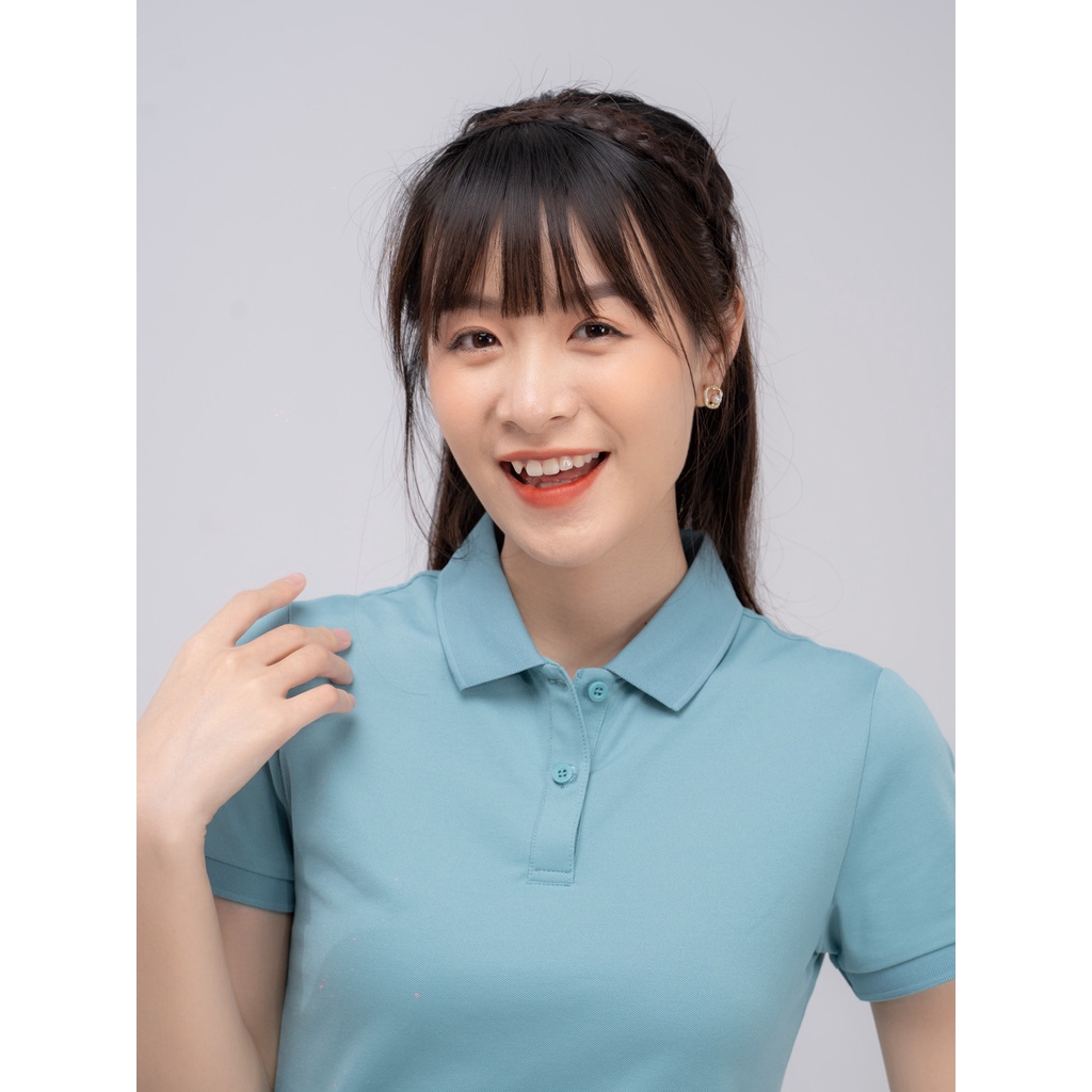 Áo polo nữ Mắt Chim YODY trơn áo cộc tay có cổ trơn nhiều màu cao cấp thấm hút tốt -APN5308