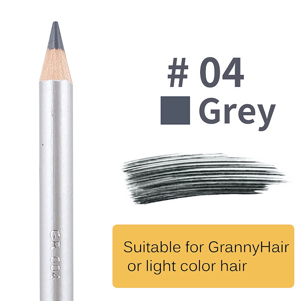 Bút chì kẻ lông mày chống nước in họa tiết da beo 4 màu 14.5x0.9cm