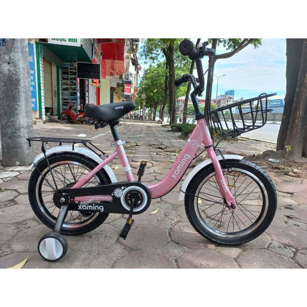 Xe Đạp Trẻ Em Xaming Nữ Mẫu Mới HÀNG CHUẨN 12-14-16-18 - 20 inch cho Bé từ 2-10 tuổi.