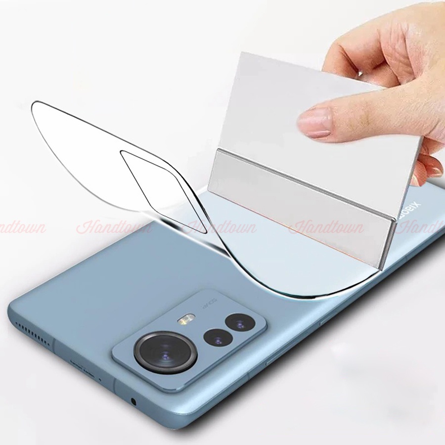 Dán Bảo Vệ Màn Hình Mặt Lưng Xiaomi 12 / 12 Pro 5G PPF Trong Suốt CL Dẻo Chống Xước Vân Va Đập Handtown