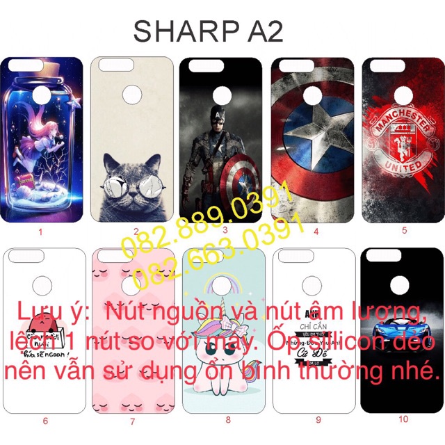 Ốp lưng Sharp A2 hình (P1)