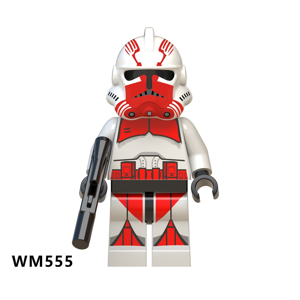 Minifigures Star Wars Các Mẫu Nhân Vật Trooper - Lắp Ráp Mini Star War WM6036