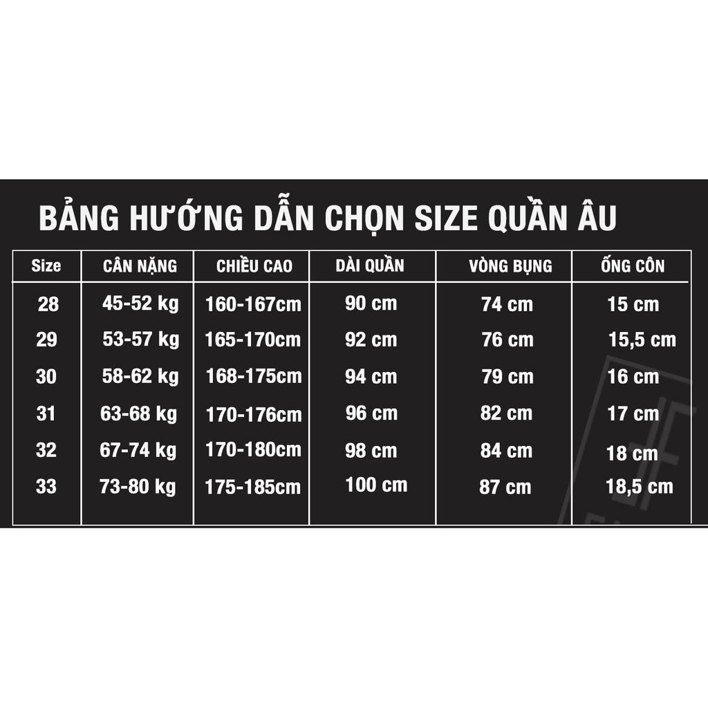 QUẦN ÂU QUẦN TÂY NAM HÀN QUỐC THỜI TRANG CÔNG SỞ CAO CẤP