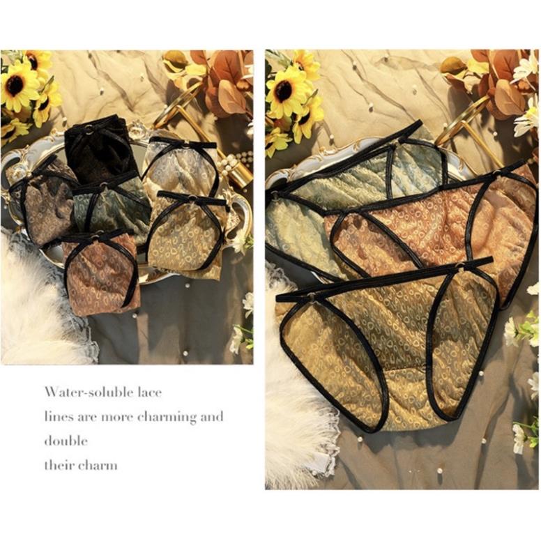 Quần Lót Softie Ren Lưới Lạnh Cạp Đính Vòng Cao Cấp 2279