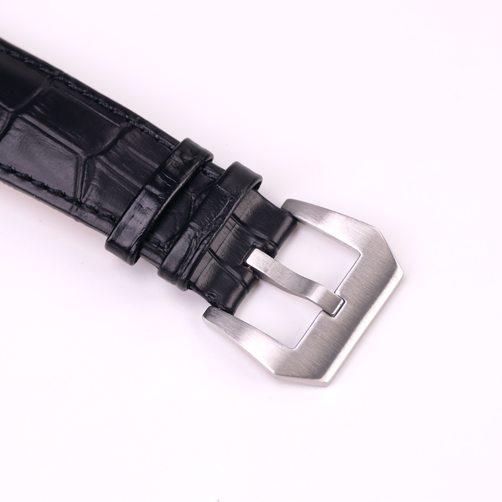 Jansin Modification Kit Leather Dây Đeo + Vỏ Bảo Vệ Inox Cho Apple Watch 8 45mm 44mm iwatch series 7 6 SE smart watch