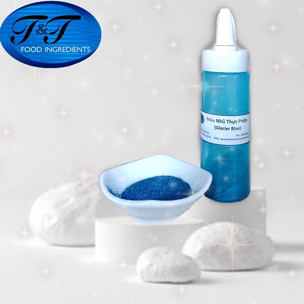 Màu nhũ cho bánh kem