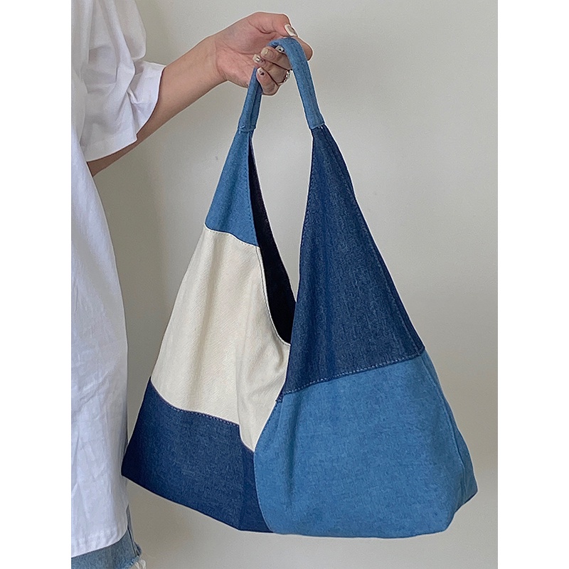 Túi Xách Đeo Vai Vải Jean Thời Trang Cho Nữ
