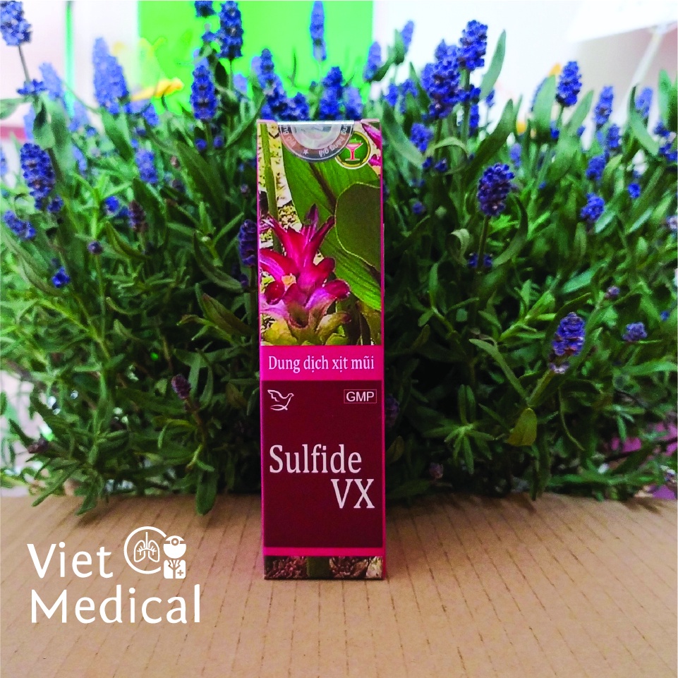 Chai xịt mũi Sulfide VX Việt Medical Hỗ trợ viêm xoang