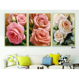 Tranh pha lê hình Hoa 🌹 FREESHIP 🌹 in UV trên chất liêu Mica tráng gương