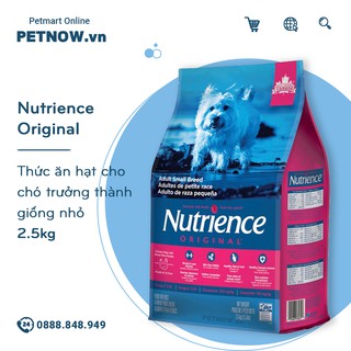 Thức ăn chó Nutrience Original thịt gà rau củ - 2.5kg - Giống nhỏ trưởng thành