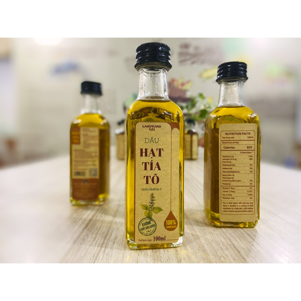 DẦU HẠT TÍA TÔ LANGBIANG FOOD 100ML