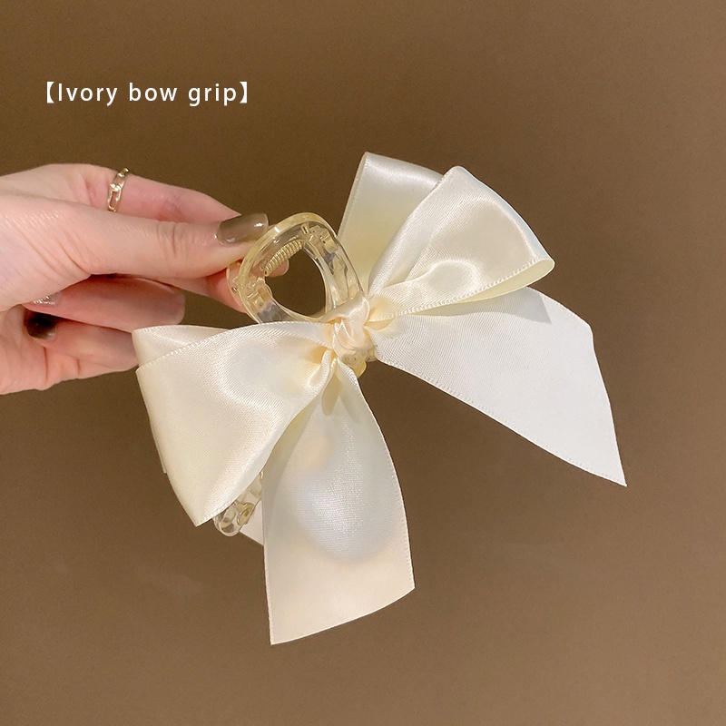 Kẹp Tóc Hình Nơ Đơn Giản Thời Trang Hàn Quốc Cho Nữ