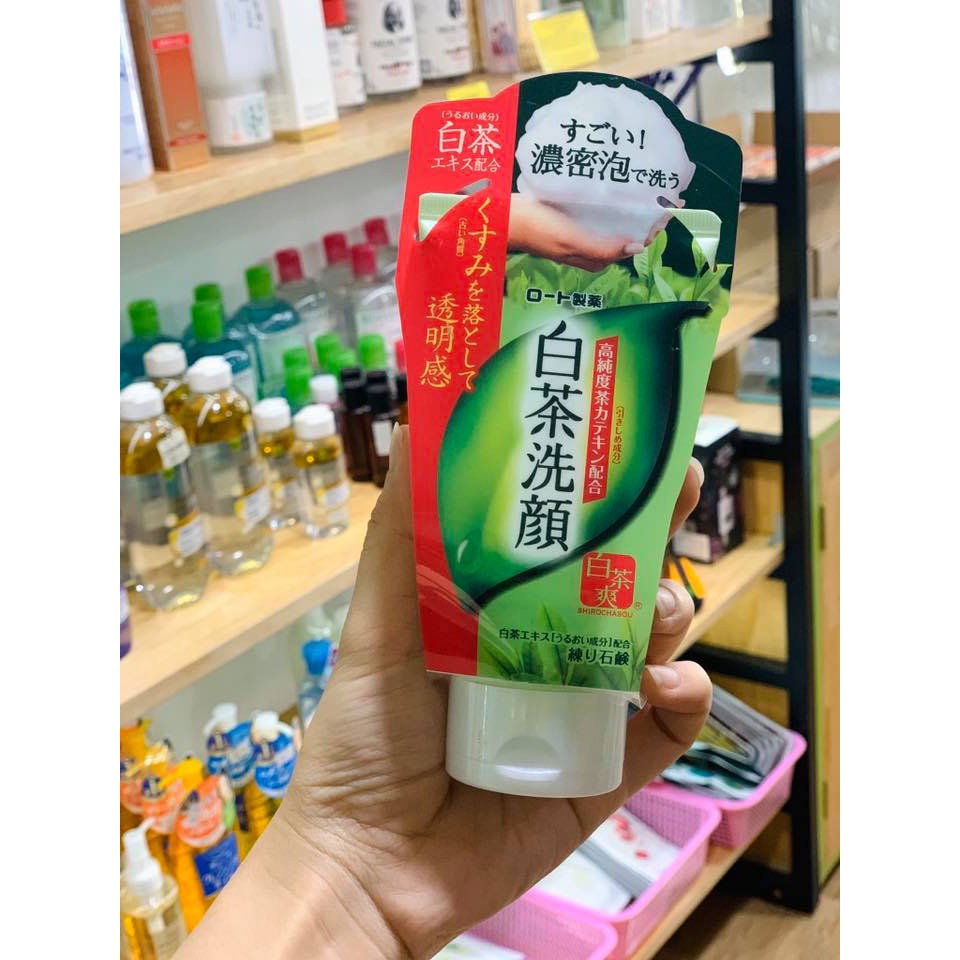 SỮA RỬA MẶT Trà Xanh Nhật Bản #Rohto Shirochasou Green Tea Foam