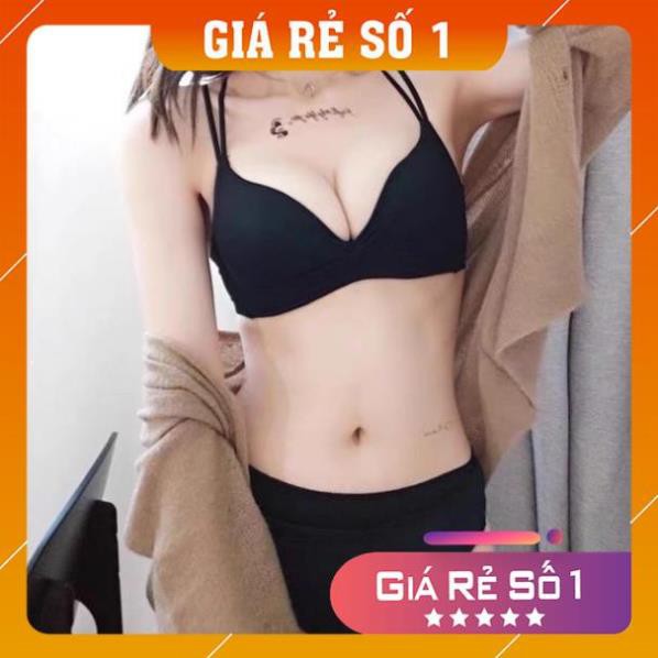 [Cả Bộ] Bộ Đồ Lót Đúc Su Thông Hơi Không Gọng Chéo Ngực Dây Tạo Kiểu | BigBuy360 - bigbuy360.vn