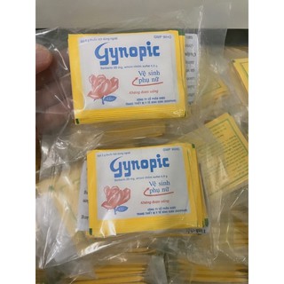 10 Gói rửa vệ sinh Gynopic- 1 túi/10gói
