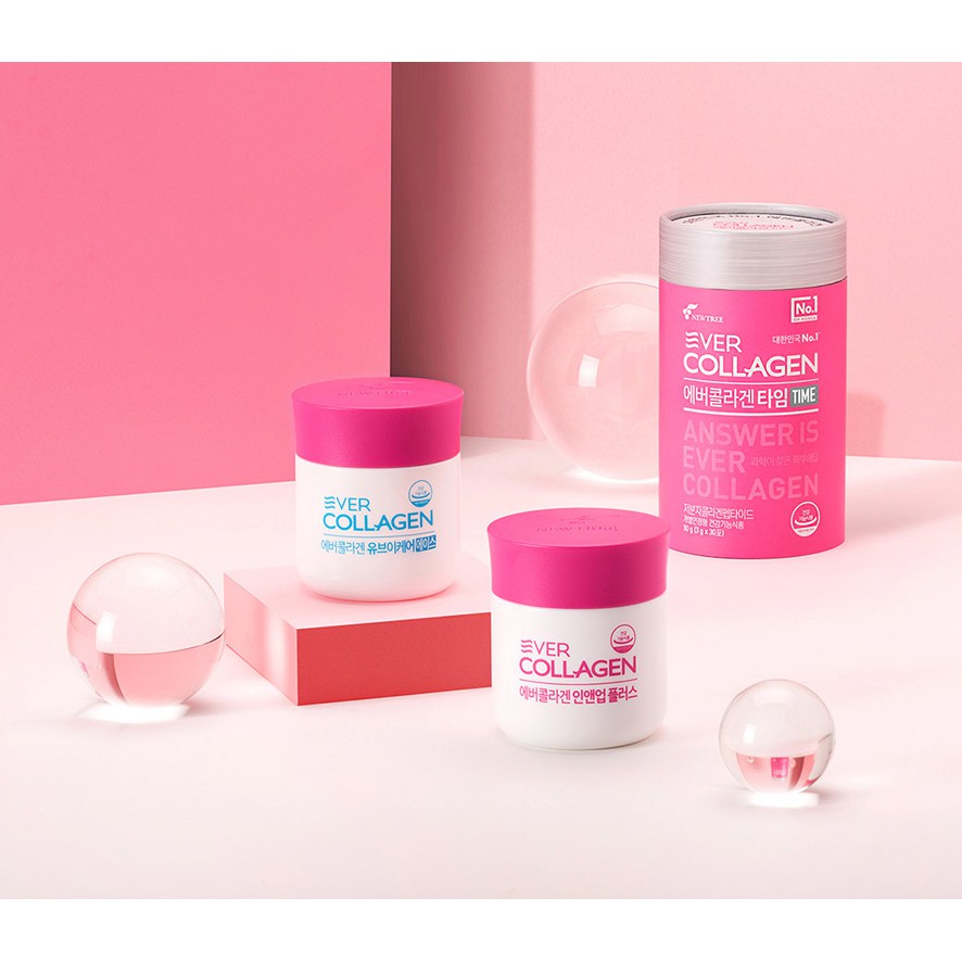 Bổ Sung Collagen Đẹp Da Ever Collagen In&Up Plus 750mg x 56 Viên