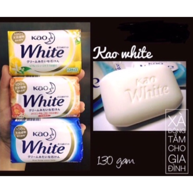 Xà phòng, xà bông tắm KAO white Nội địa Nhật. | BigBuy360 - bigbuy360.vn