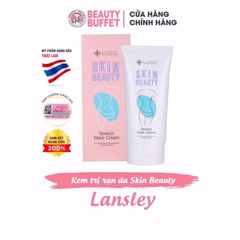 Kem xóa rạn da Lansley Skin Beauty Stretch Mark Cream 150g