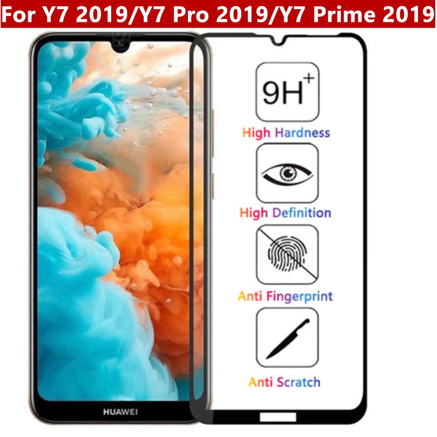 Kính cường lực bảo vệ màn hình điện thoại Huawei Y7 Pro 2019 Y7 Prime y7pro 2019