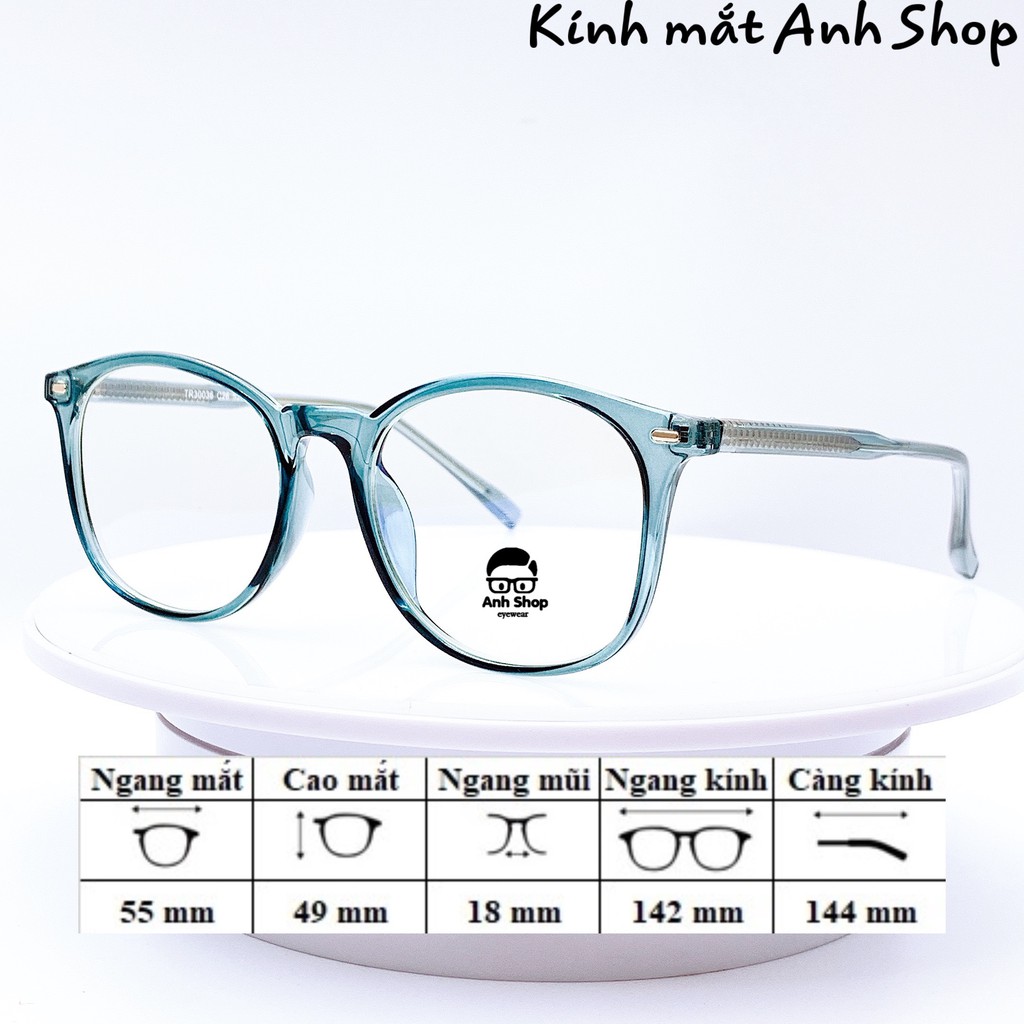 [Mã SKAMCLU7 giảm 10% cho đơn từ 0Đ] Gọng kính tròn khung dày chắc chắn 30036 nhận cắt cận viễn loạn | BigBuy360 - bigbuy360.vn