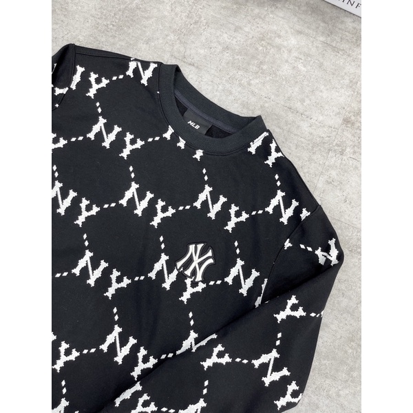 Áo NỈ NY Sweater MLB  monogram Hàng Xuất Xịn Chất Nỉ Siêu Đẹp loại 1