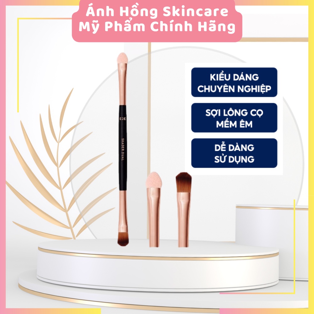 Cọ Mắt 2 Đầu Cán Dài Vacosi E2E Vacosi Makeup House E2E