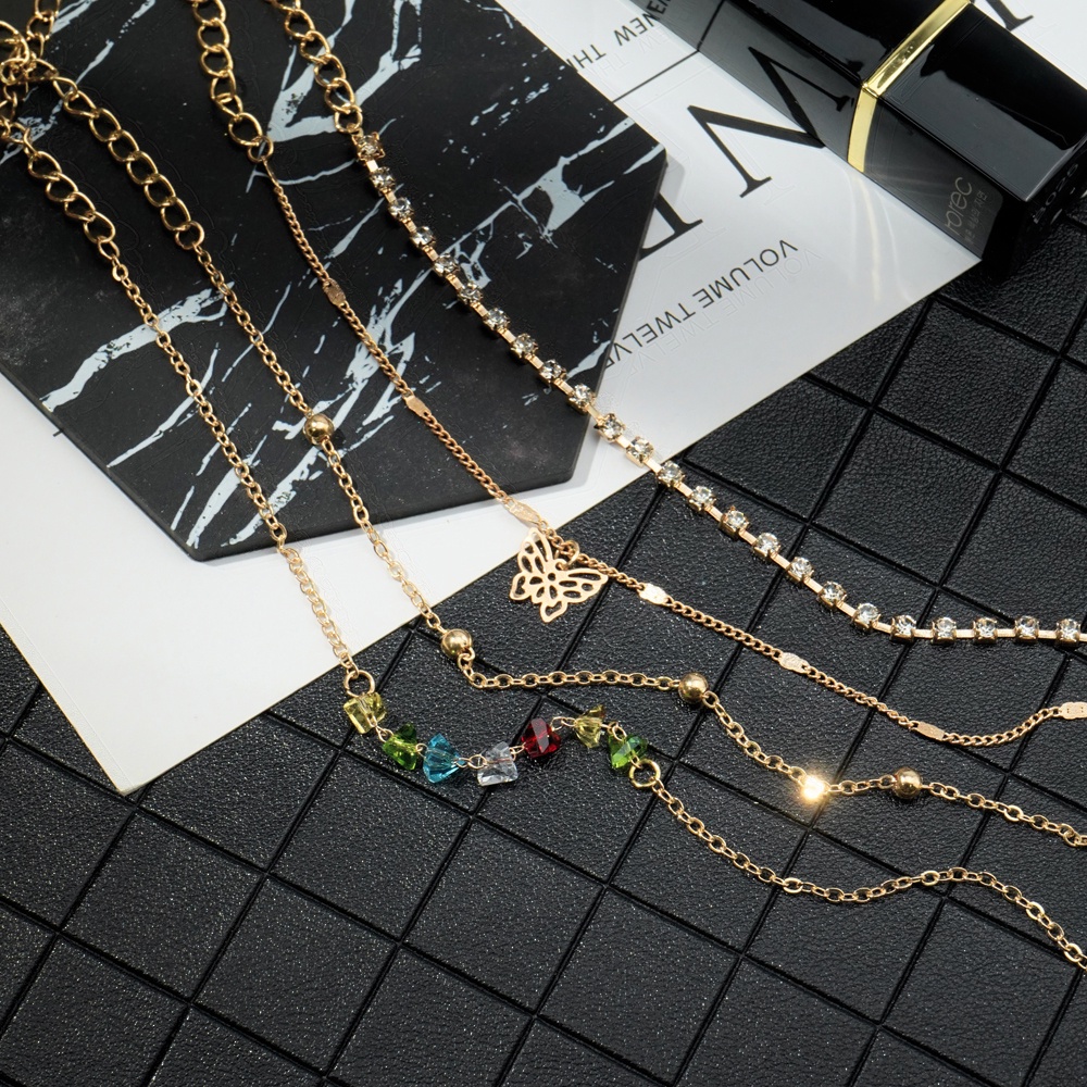 Vòng lắc chân đan móc thời trang Bohemia thịnh hành cho nữ