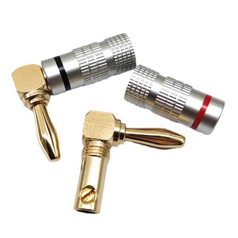 Giắc Cắm Bắp Chuối Mạ Vàng Cho Hệ Thống Khuếch Đại Âm Thanh / Video