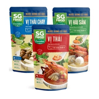 Nước dùng cô đặc nấu lẩu vị lẩu hải sản 180g SG food ( gia vị nấu lẩu)
