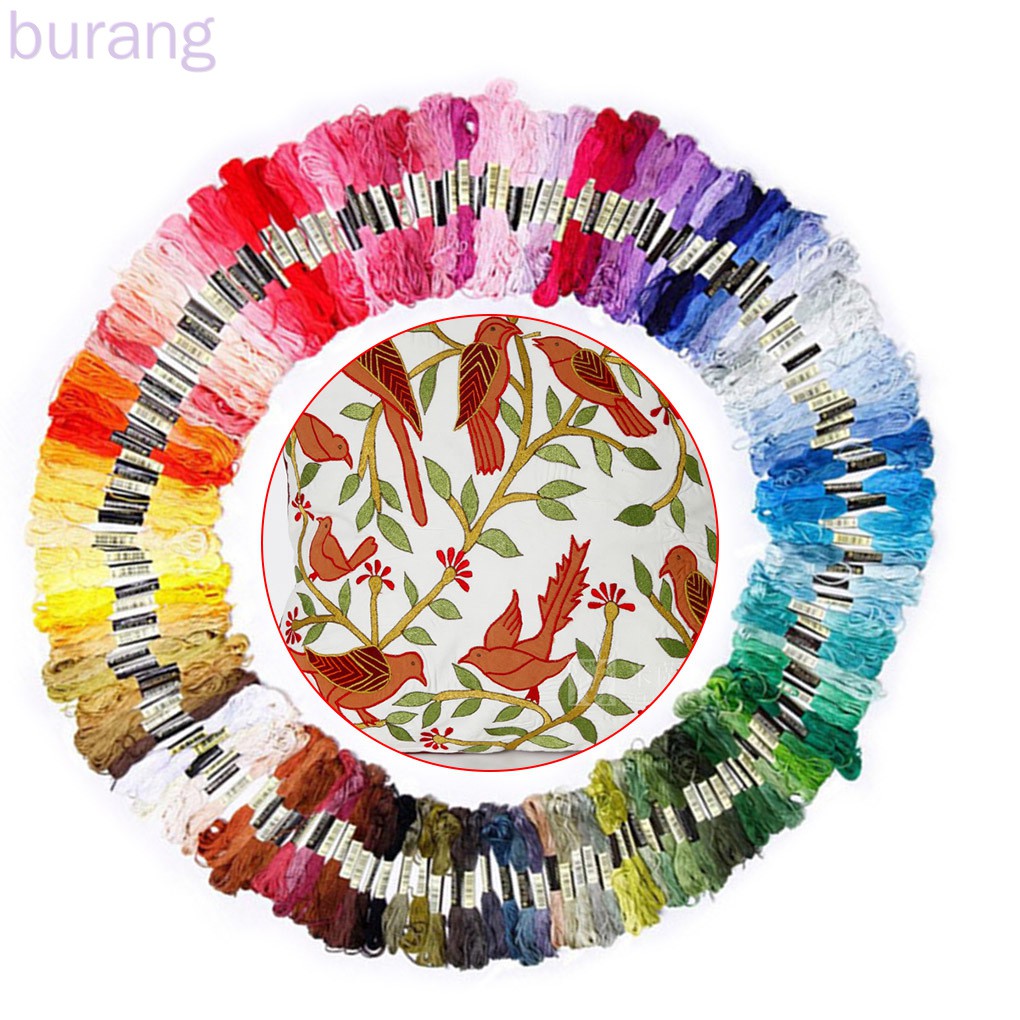 50pcs Color Random Embroidery 6-cord-thread DIY Cross-stitch Stitching Sewing Cotton Thread