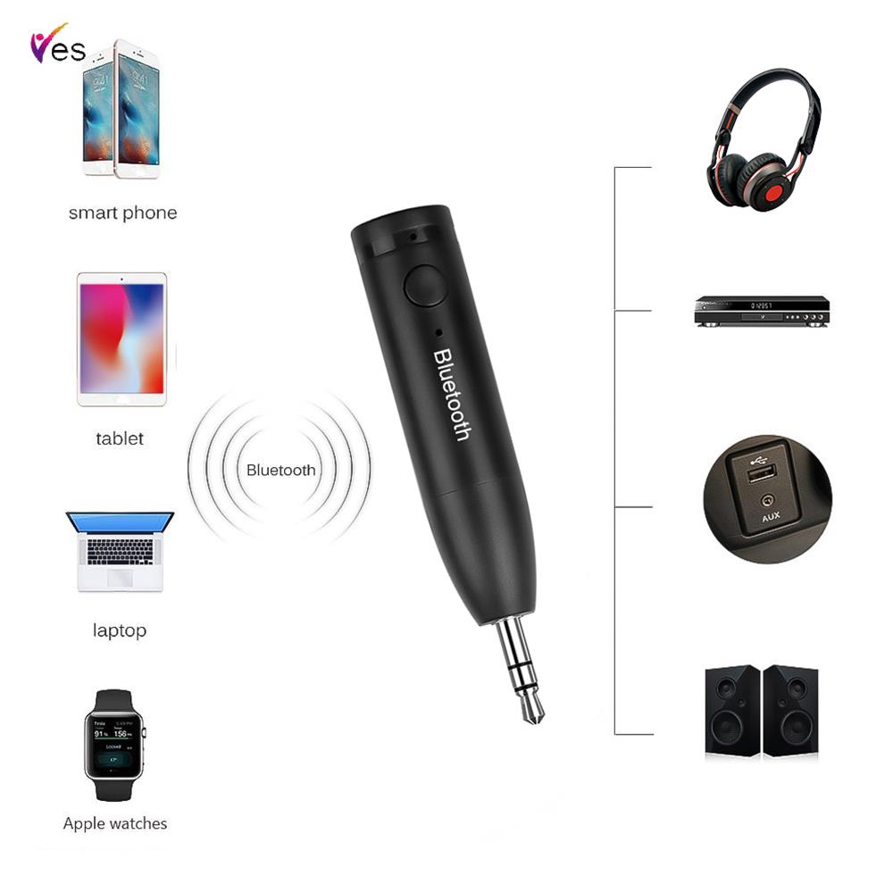 3.5MM Car Bluetooth Receiver Bluetooth 5.0 Audio Receiver AUX Bluetooth Speaker Stereo Adapter